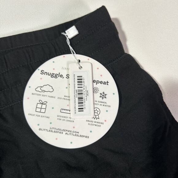 Little Sleepies Black women's Bamboo Viscose Pajama Pants size XL NEW - Picture 4 of 6